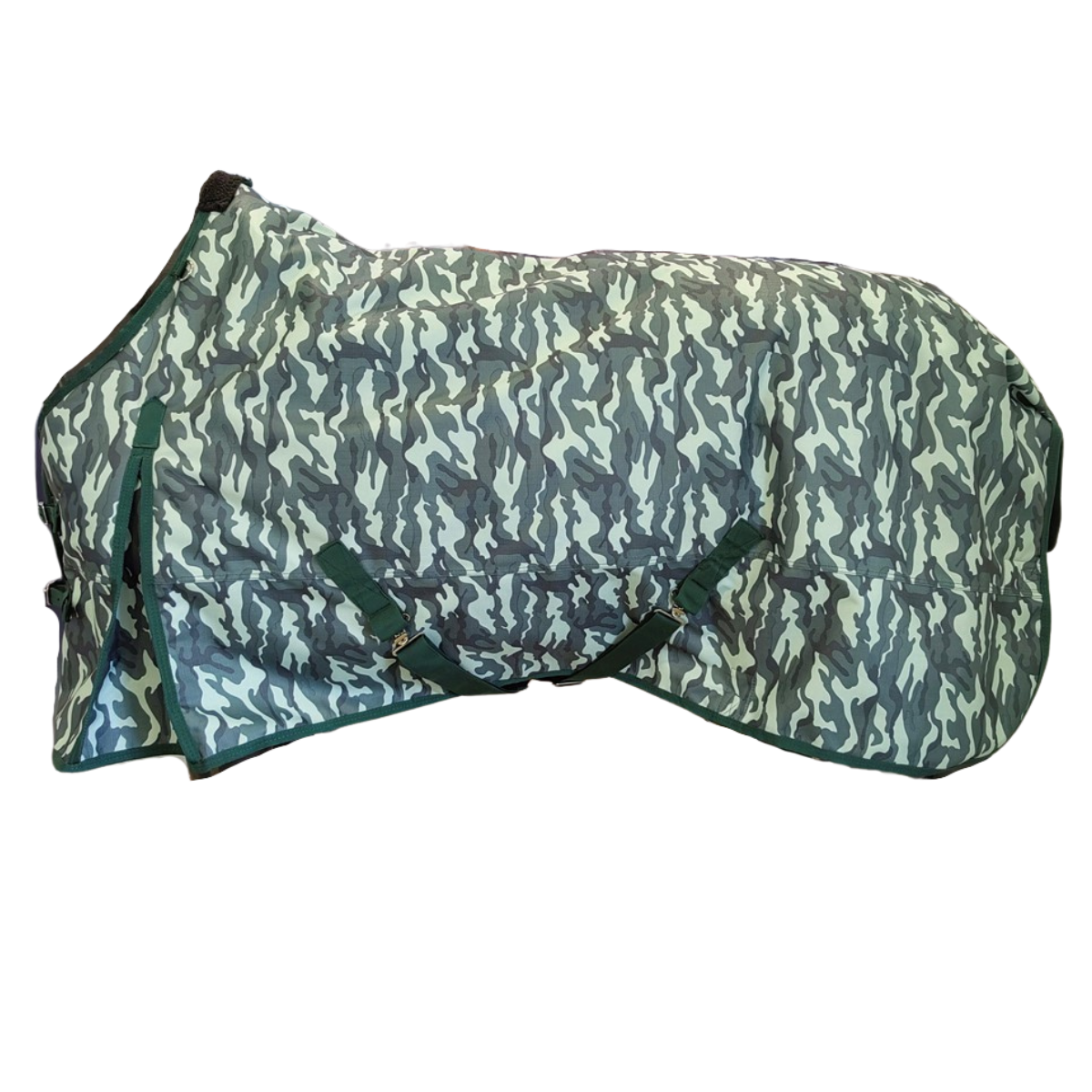 Image of AJ Tack 1200D Horse Turnout Blanket with Storage Bag - Camouflage