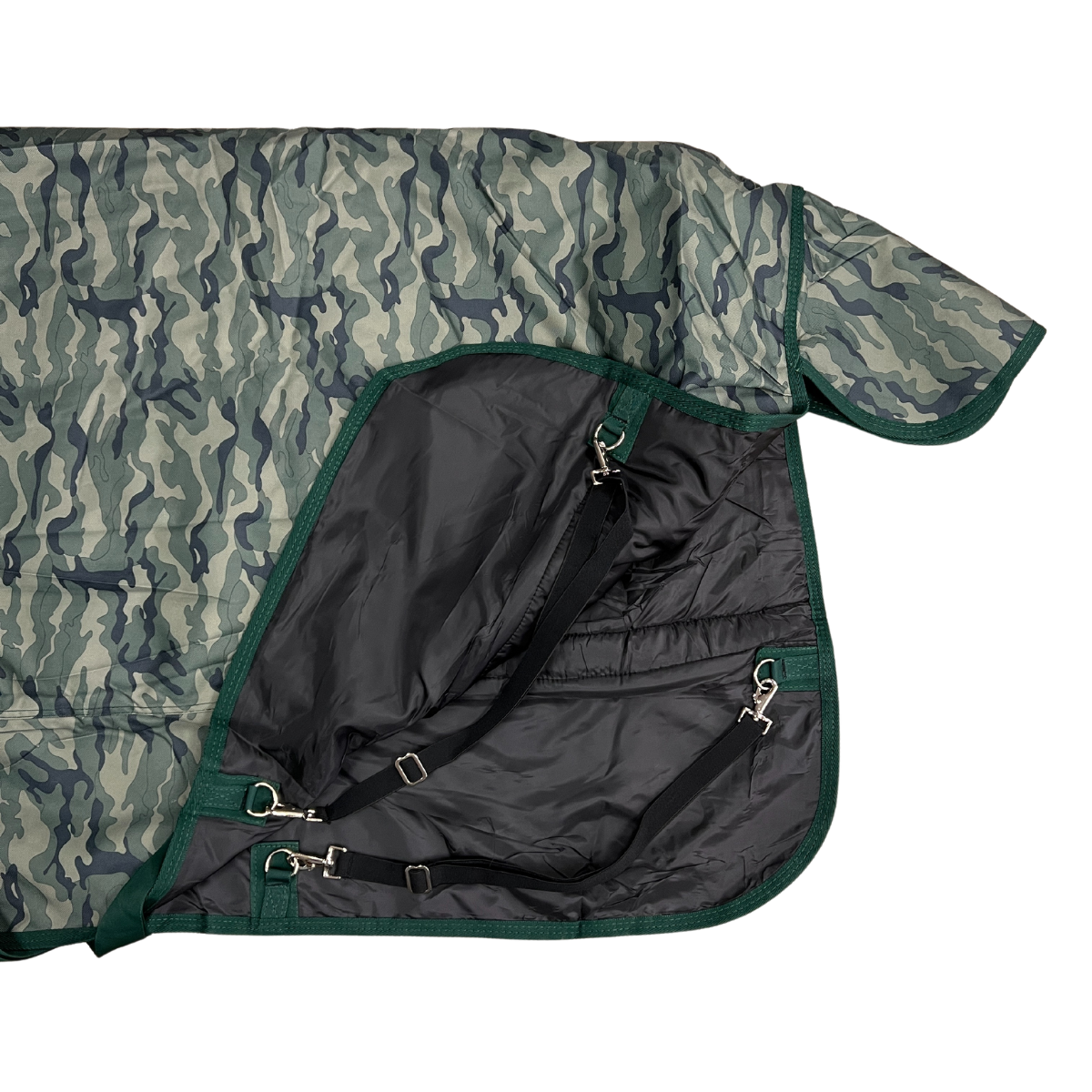Image of AJ Tack 1200D Horse Turnout Blanket with Storage Bag - Camouflage