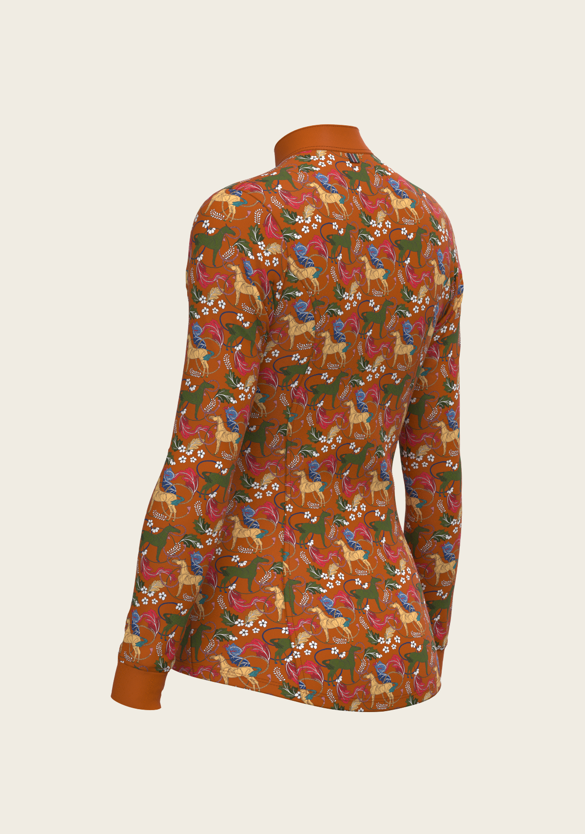 Flower Power Quarter Zip Sun Shirt