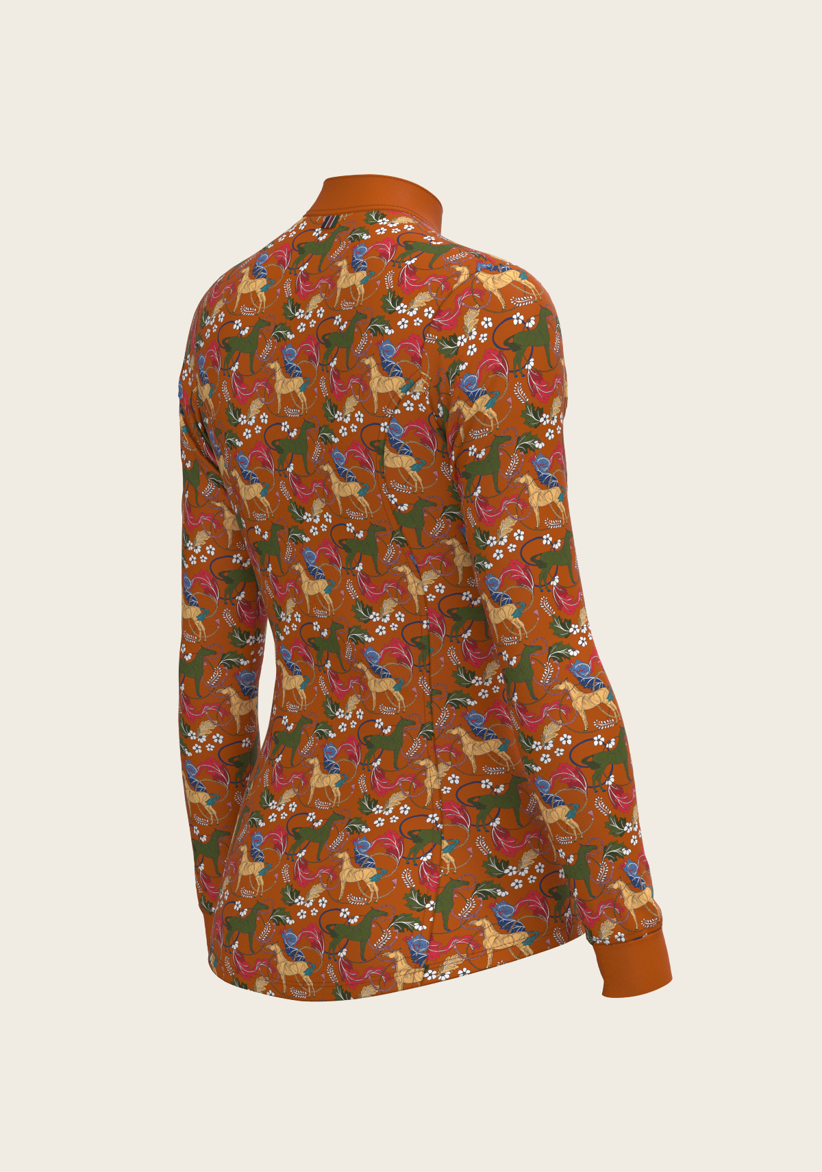Flower Power Quarter Zip Sun Shirt
