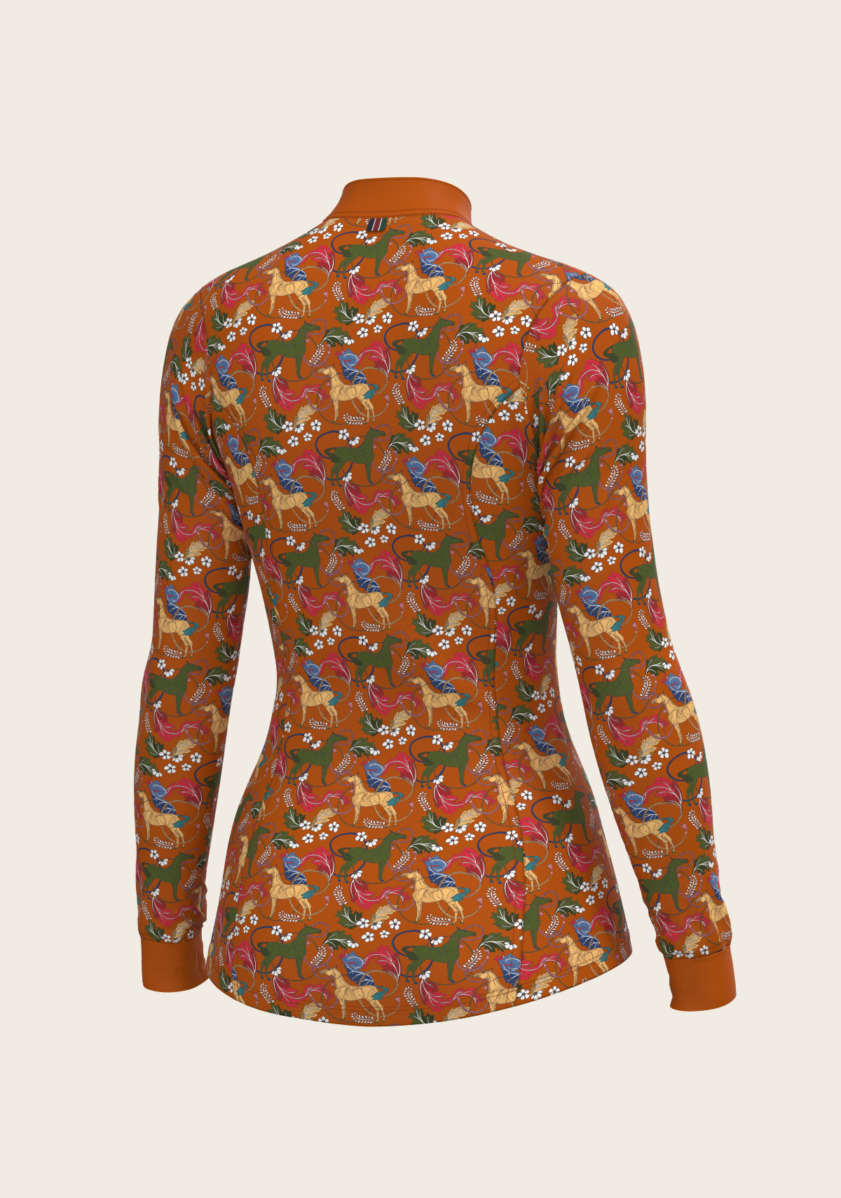 Flower Power Quarter Zip Sun Shirt