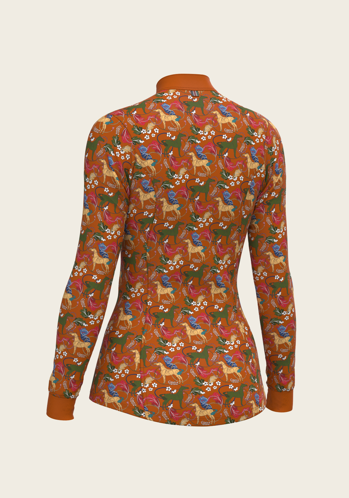 Flower Power Quarter Zip Sun Shirt
