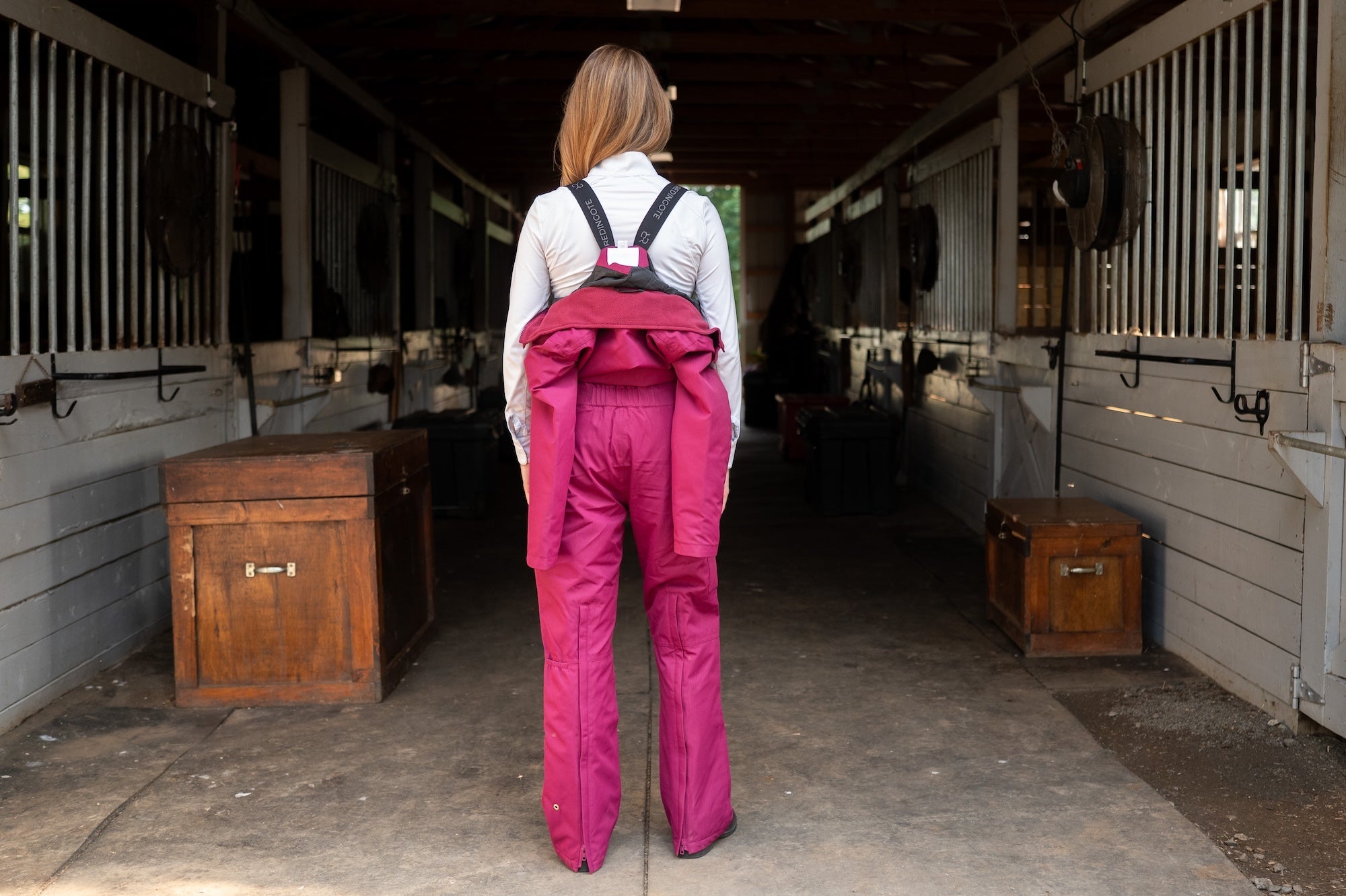 Image of Winter Insulated Jumpsuit PRO - Raspberry