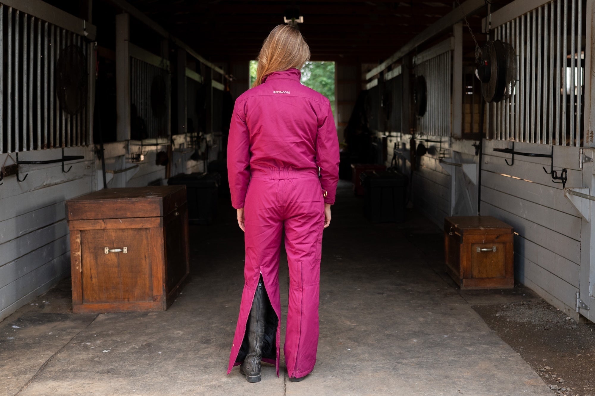 Image of Winter Insulated Jumpsuit PRO - Raspberry