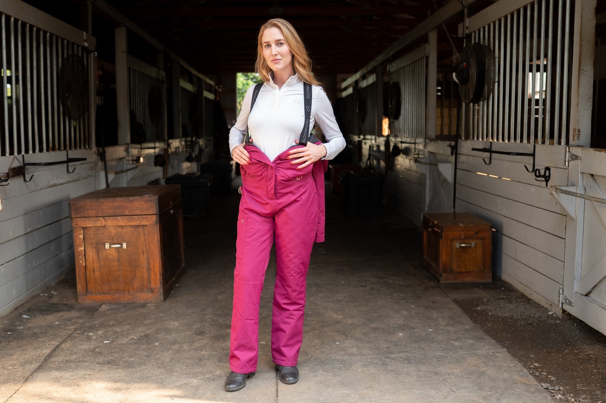 Image of Winter Insulated Jumpsuit PRO - Raspberry