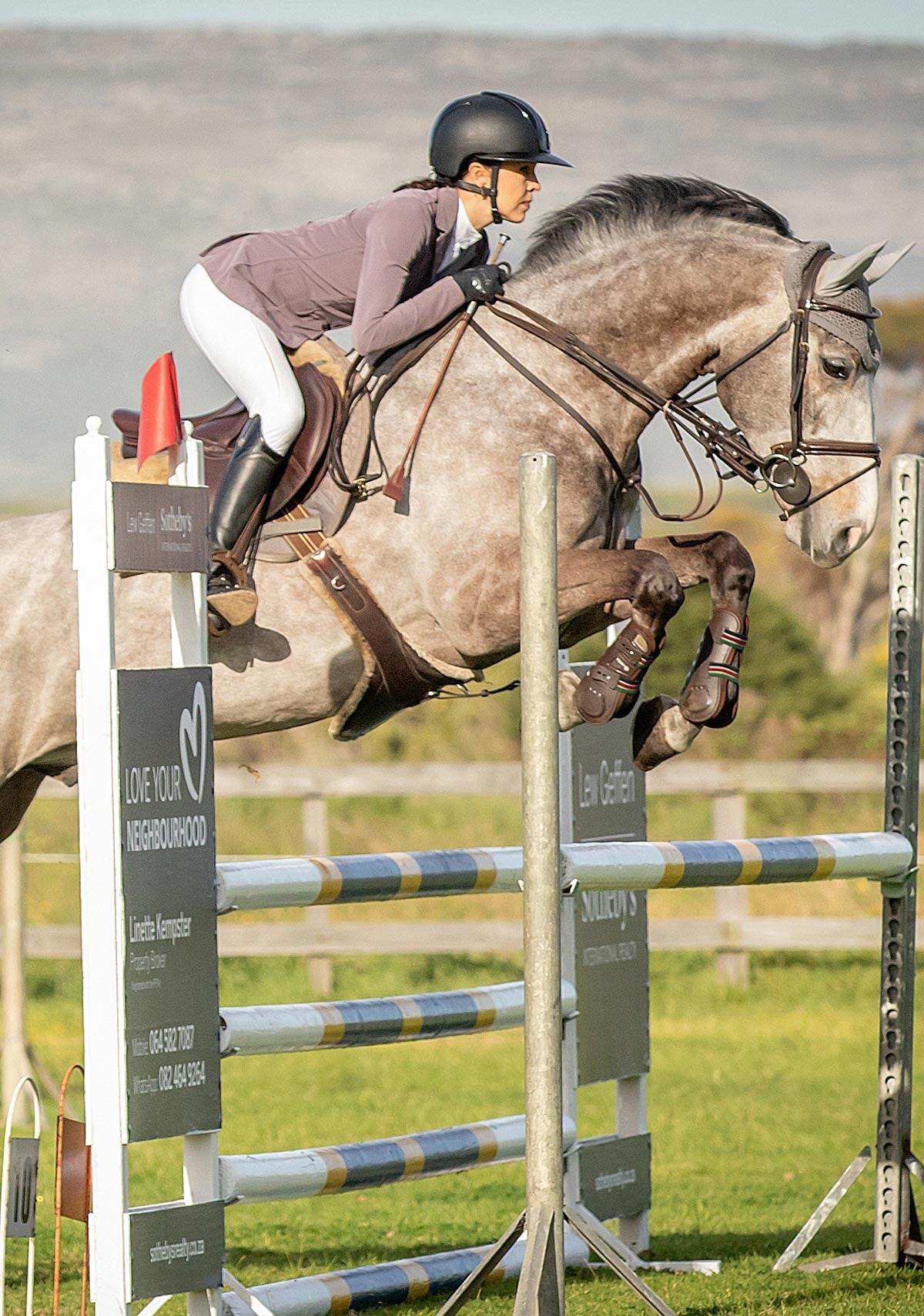 Image of Lavender Poppy Seed Hunter Show Jacket