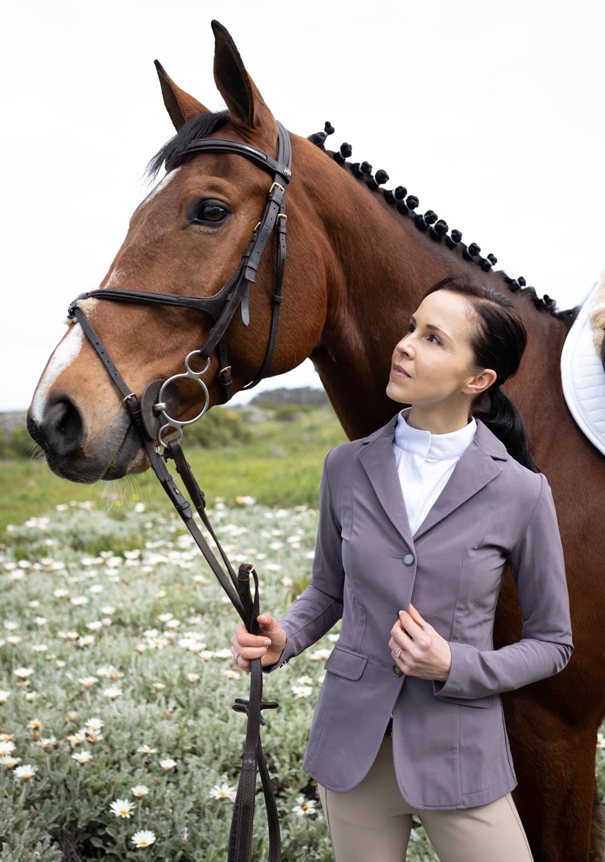 Image of Lavender Poppy Seed Hunter Show Jacket