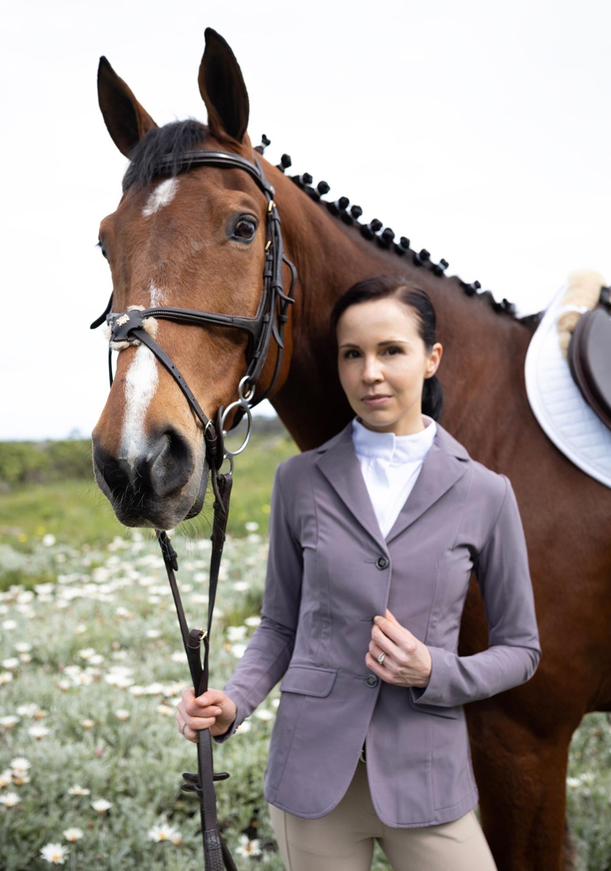 Image of Lavender Poppy Seed Hunter Show Jacket