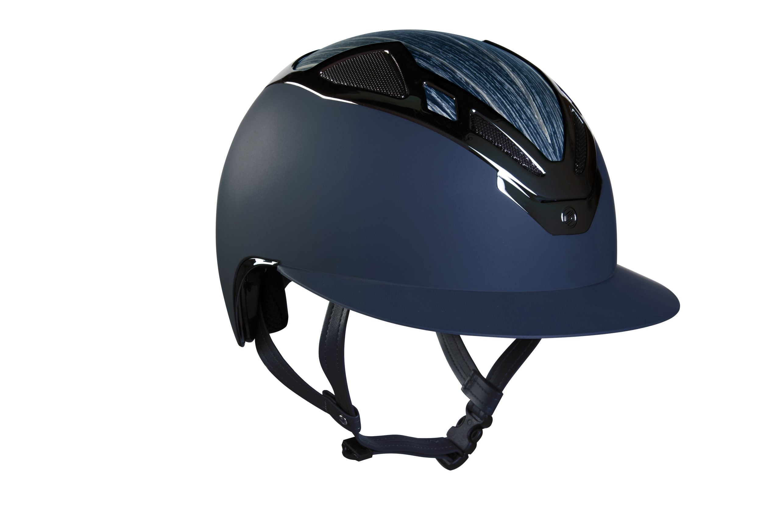 Image of Suomy Apex Riding Helmet – Wood Blue Navy Matte