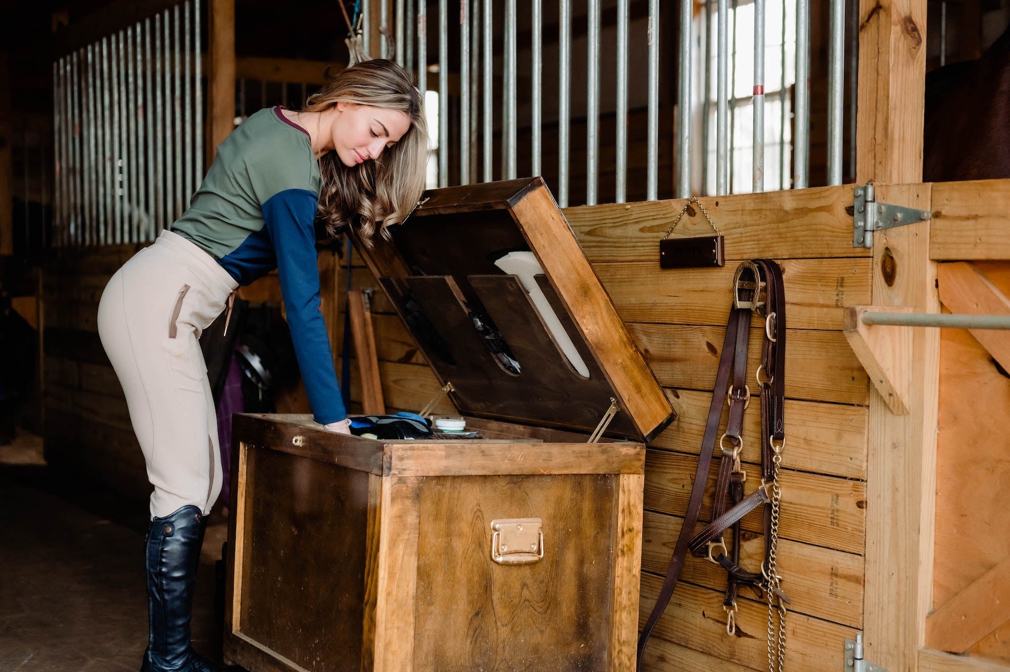 Image of Jogger Knee Patch Breech - Tan
