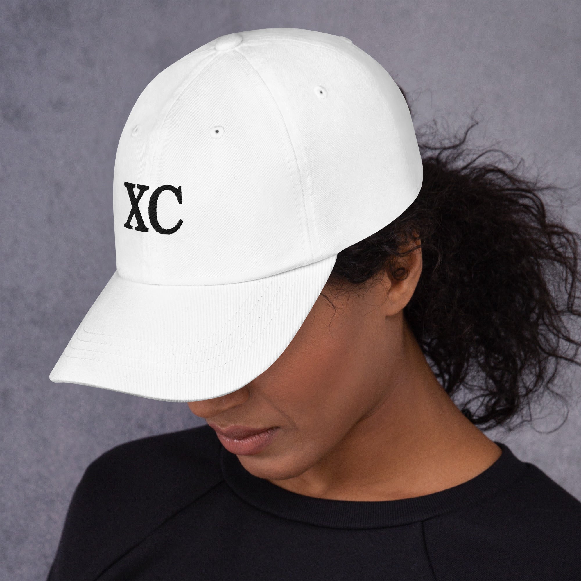 Image of Dad hat - XC - Cross Country - White