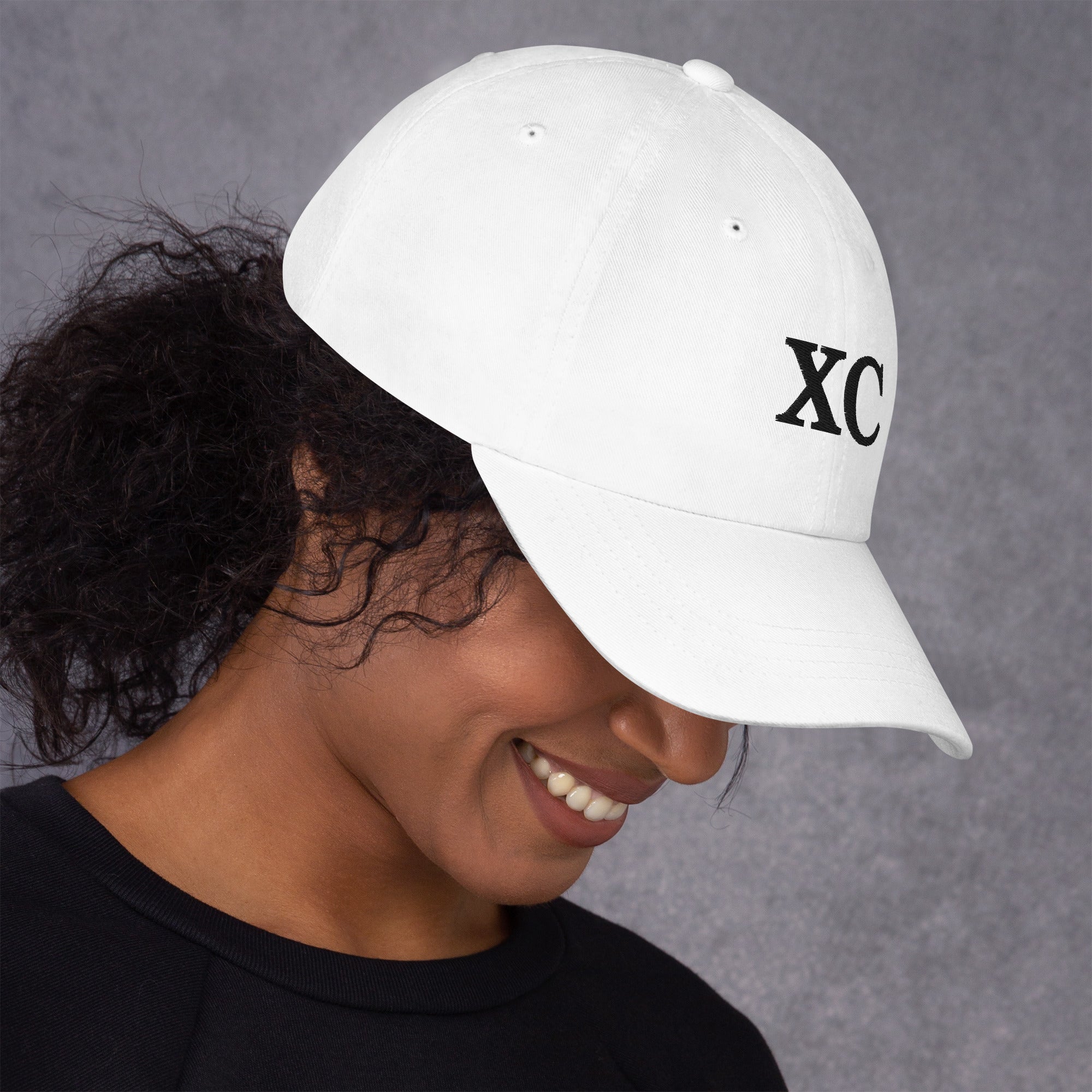 Image of Dad hat - XC - Cross Country - White
