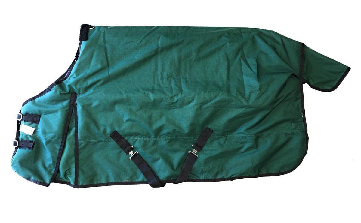 Image of AJ Tack 1200D Horse Turnout Blanket with Storage Bag - Green