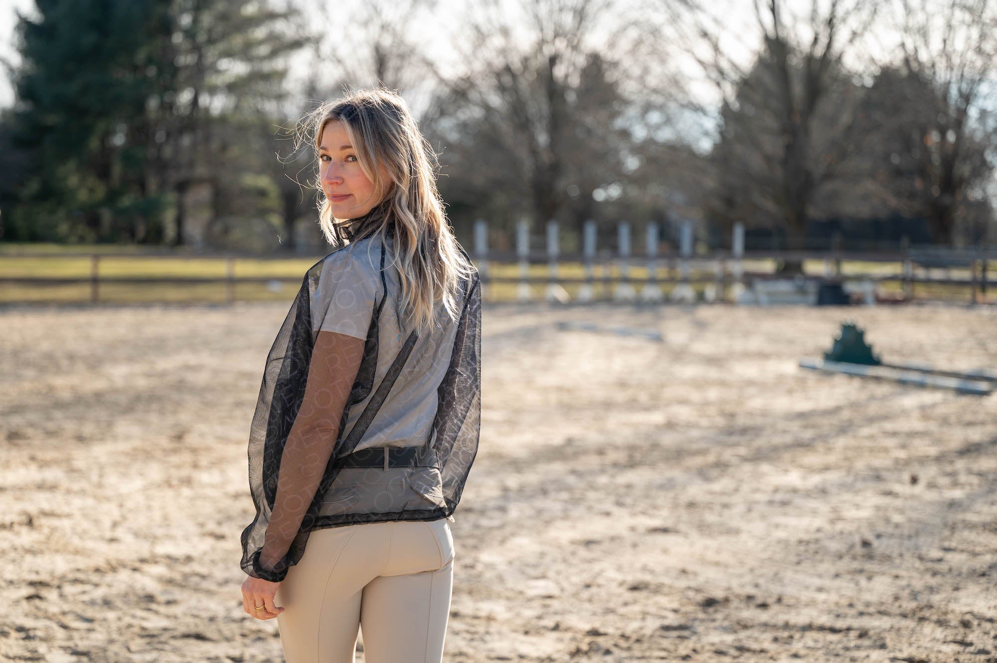 Image of Redingote Summer Scrim - Black