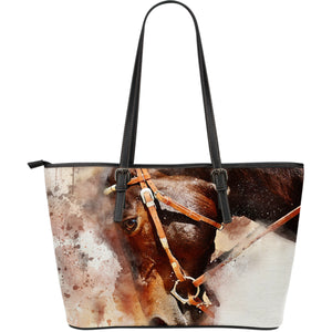 Noble Horse Large Leather Tote Bag