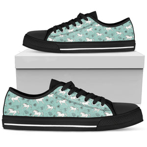 Cute Running Pony's Women's Low Top Shoes
