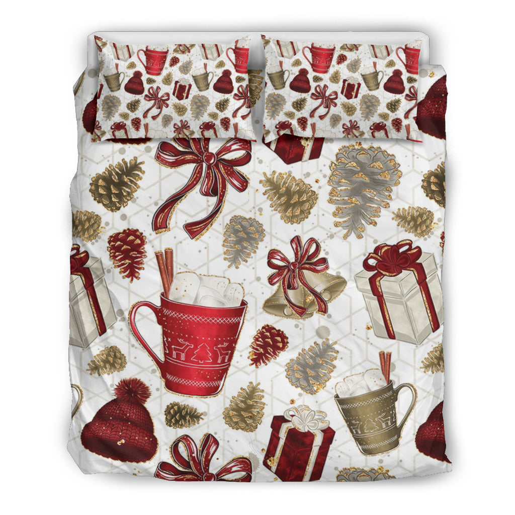 Gifts and Bells Christmas Bedding Sets