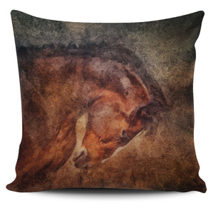 Respectful Horse Pillow Cover