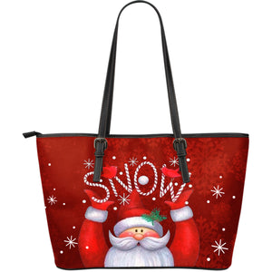 Snow Man Christmas Tote Bag
