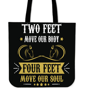 Move Our Body, Move Our Soul Tote Bag