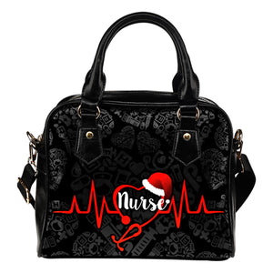 Nurse Heartbeat Christmas Handbag