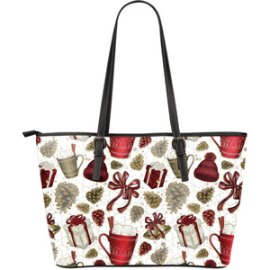Gifts and Bells Christmas Large Tote