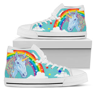 Unicorns Are Real Women's High Top Shoes