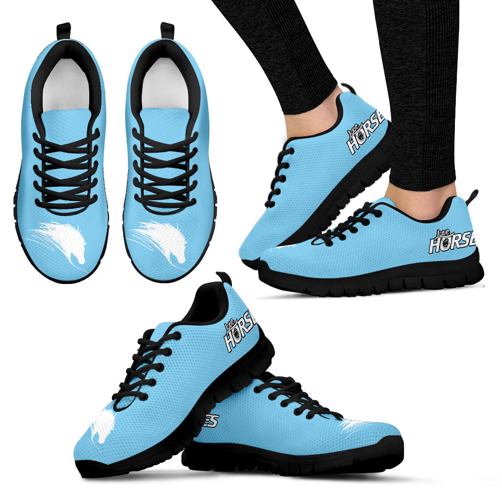 Love Horse - Blue Women's Sneakers