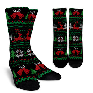Christmas Bells Knitted Socks