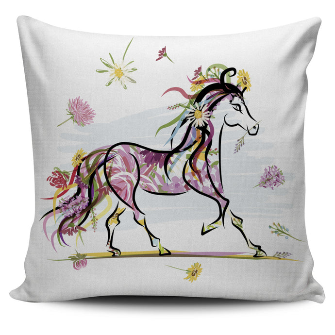 Beautiful Modeling Horse Pillow Cover
