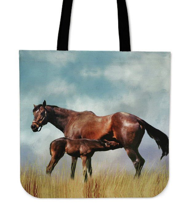 Mother and Daughter Tote Bag