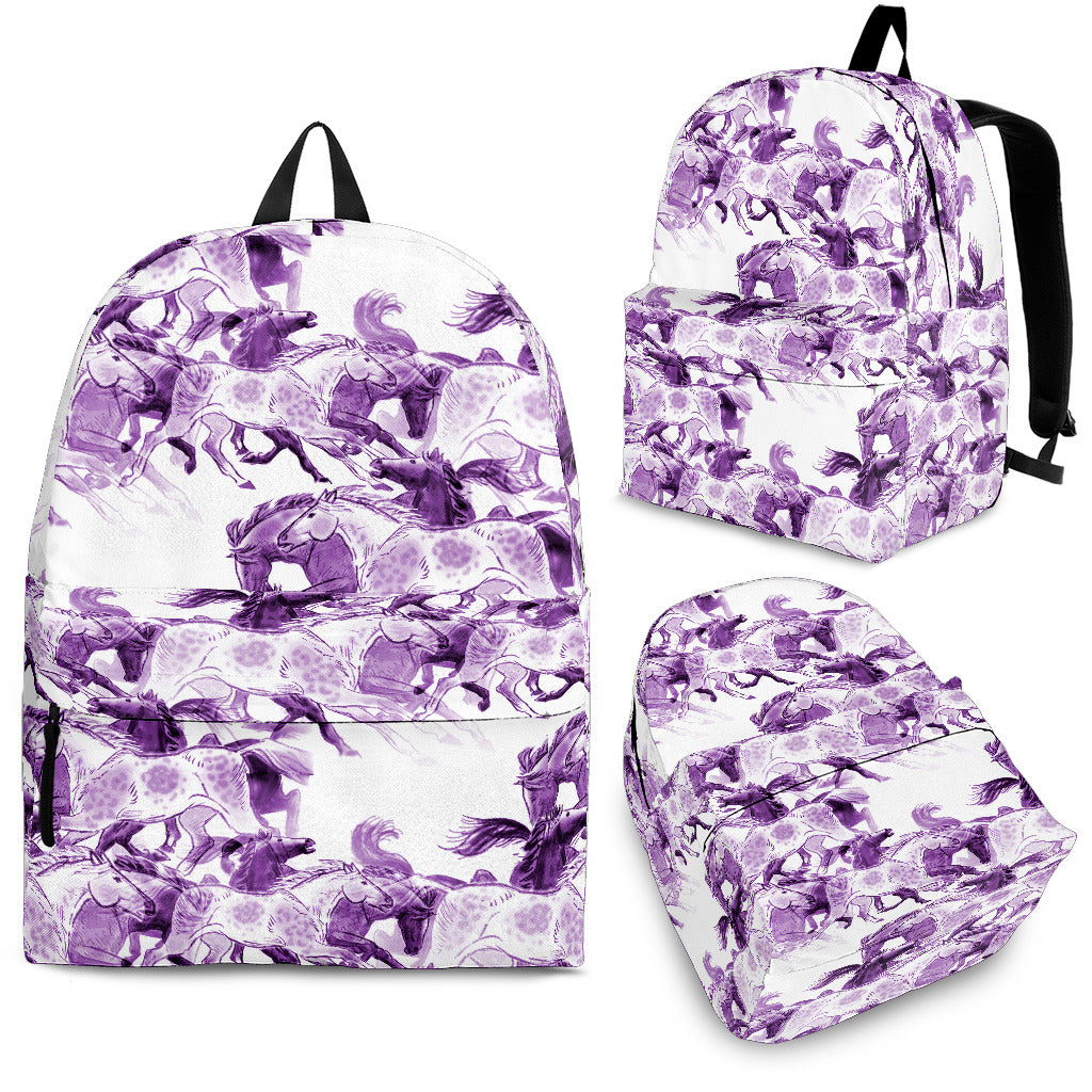 Running Purple Backpack