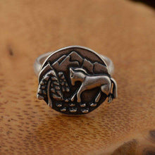 925 Silver Journey Home Ring - American Horse