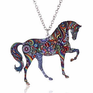 Bohemian Horse Necklace