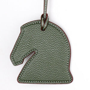 Bag Decoration Leather Horse Keychain