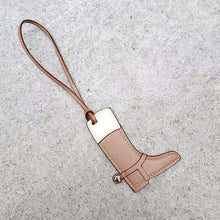 PU Leather Boots Keychain