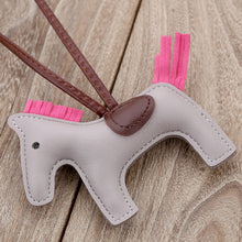 PU Leather Horse Keychain and Handbag Decoration