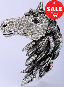 Crystal Horse Ring