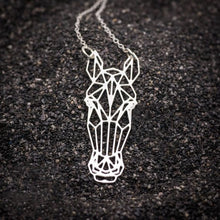 Beautiful Origami Horse Necklace