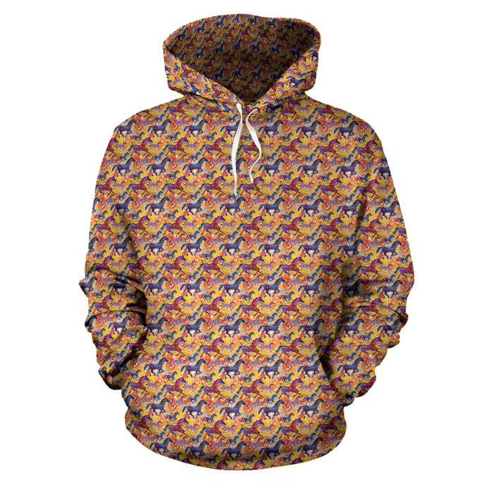 Galloping Beautiful Horses Hoodies