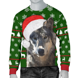Wolf Men's Christmas Sweater