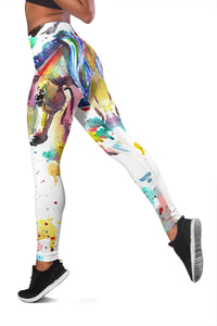 Abstract Horse Leggings