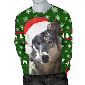 Wolf Men's Christmas Sweater