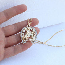 Crystal Horseshoe Necklace