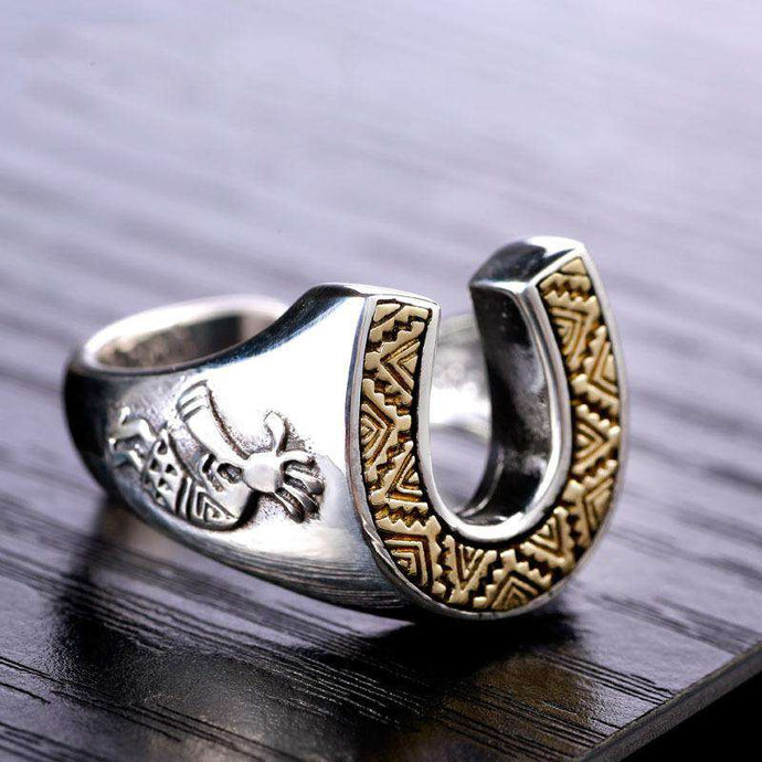 Horse 925 Silver Chief's Ring