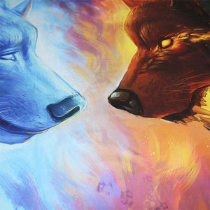 Fire and Ice by JoJoes Art - American Horse
