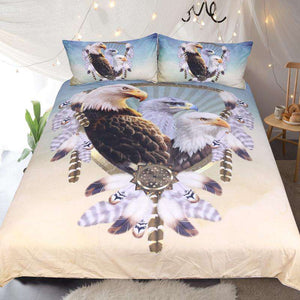 bed set with majestic Eagle's Nest