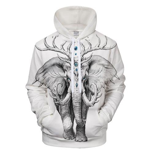 hoodie with royal Elephant