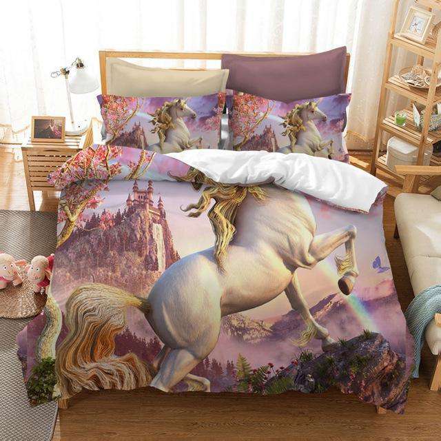 Horse Printed Bed Set