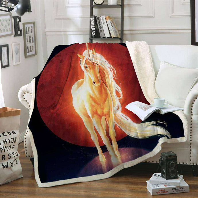 Last Unicorn by JoJoes Art - American Horse